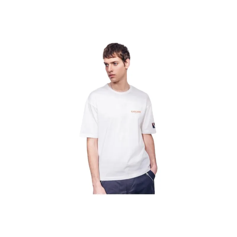 AKCLUB x COCOS ELBRUS CCCP Series T Shirt Men's Ecru-2