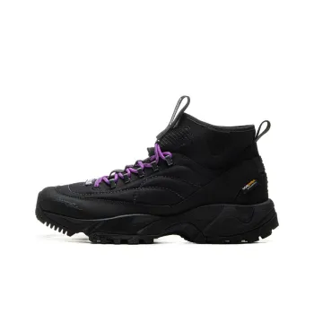 LiNing Xingye HIGH Anti Slip Wear Resistant High Top Trekking Shoes Unisex Black