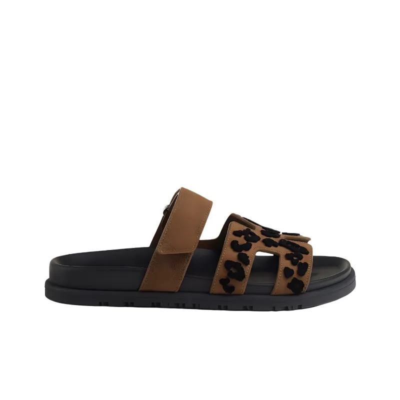 HERMES Slide Slippers Women's Umber-1