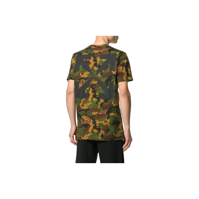 OFF WHITE T Shirts Men Camouflage-2