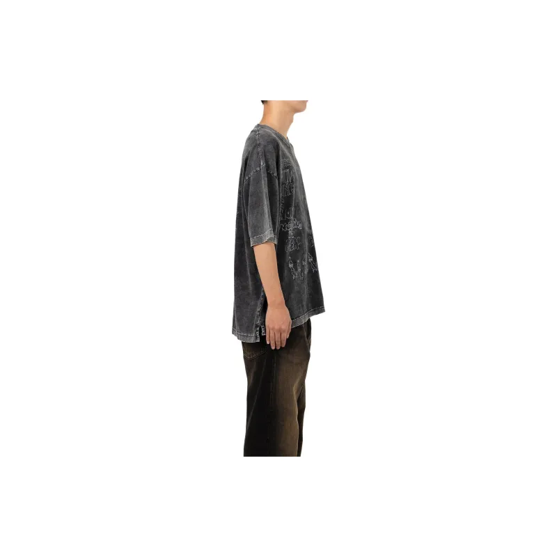 Maison Mihara Yasuhiro Graphic Printed Crewneck T Shirt-5