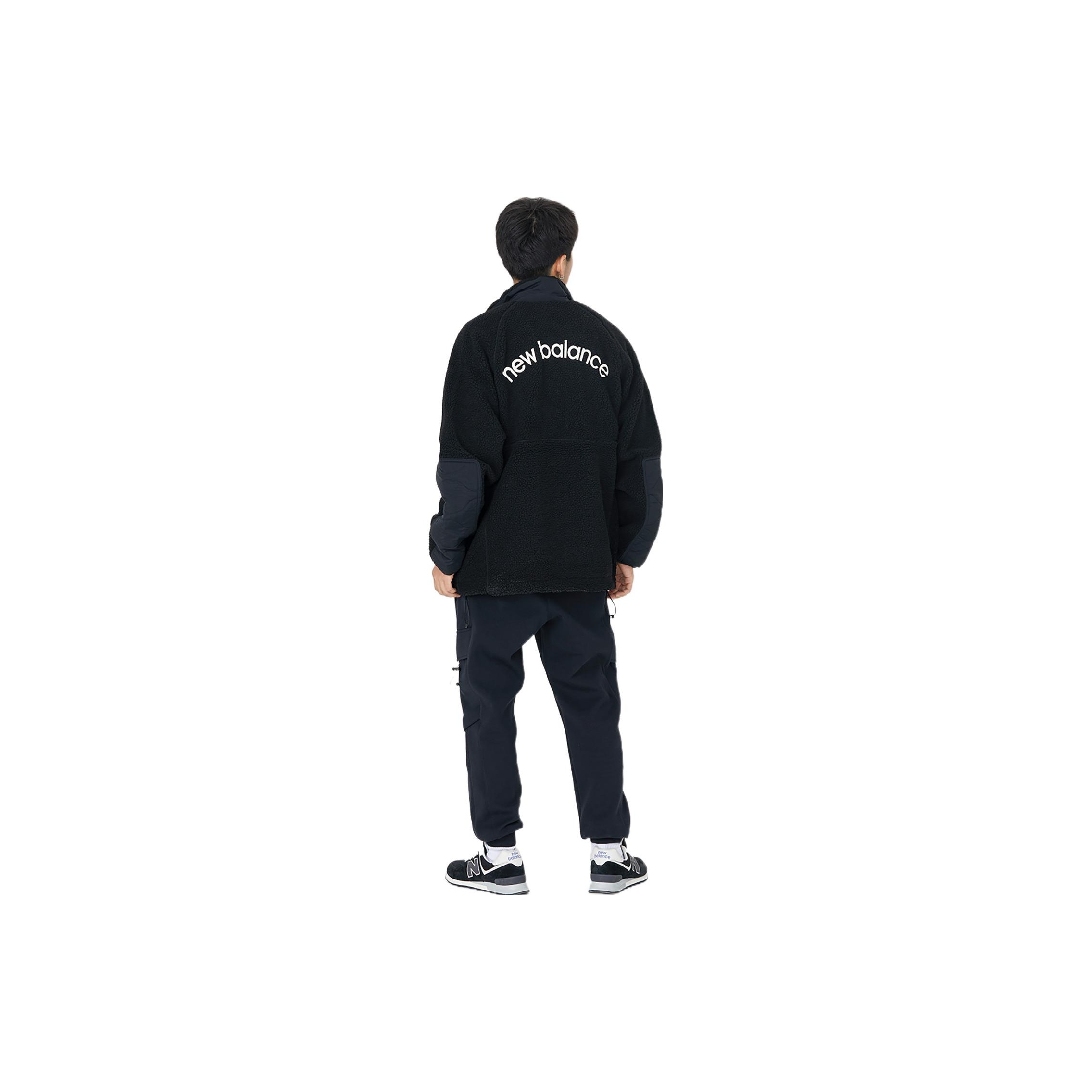 New Balance Velvet Jackets Men Black - POIZON
