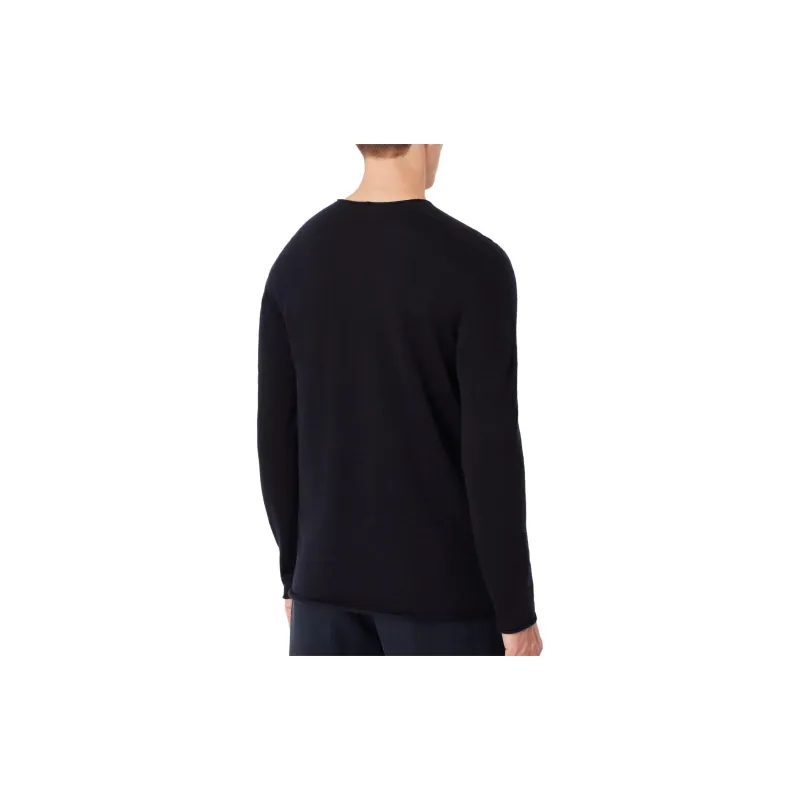 EMPORIO ARMANI Icon Cashmere Interlock Crew neck Jumper-2