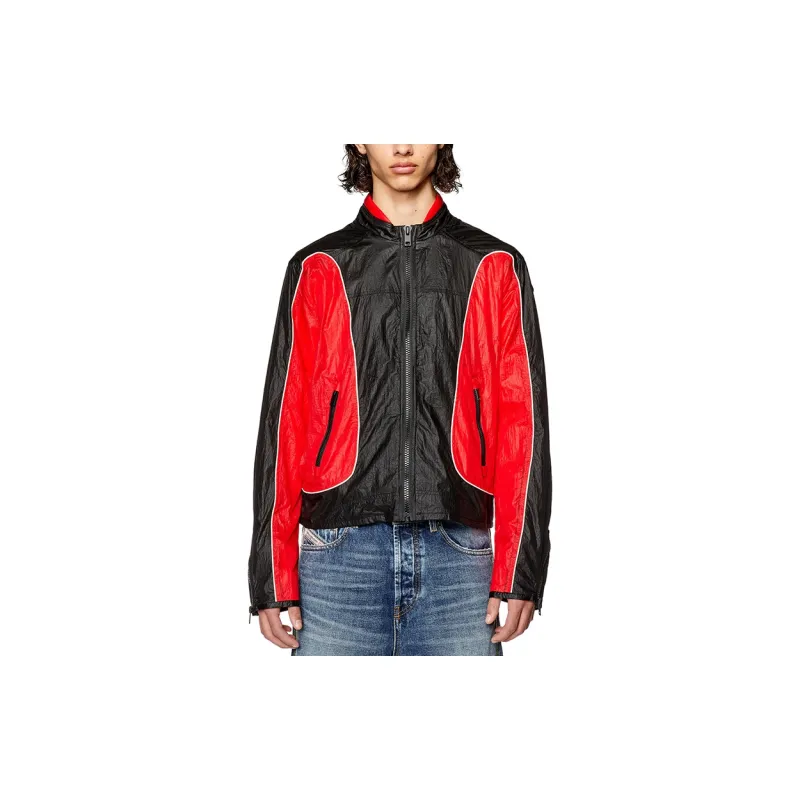 DIESEL J Blinkid A Colour block Bomber Jacket-3
