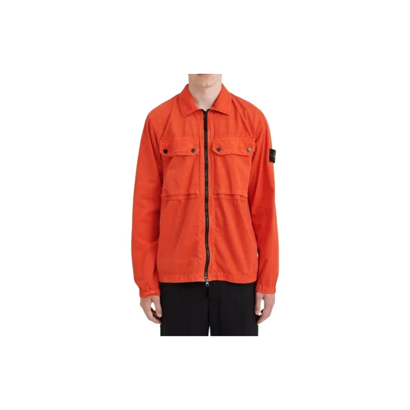 STONE ISLAND Jacket Men's Orange-1