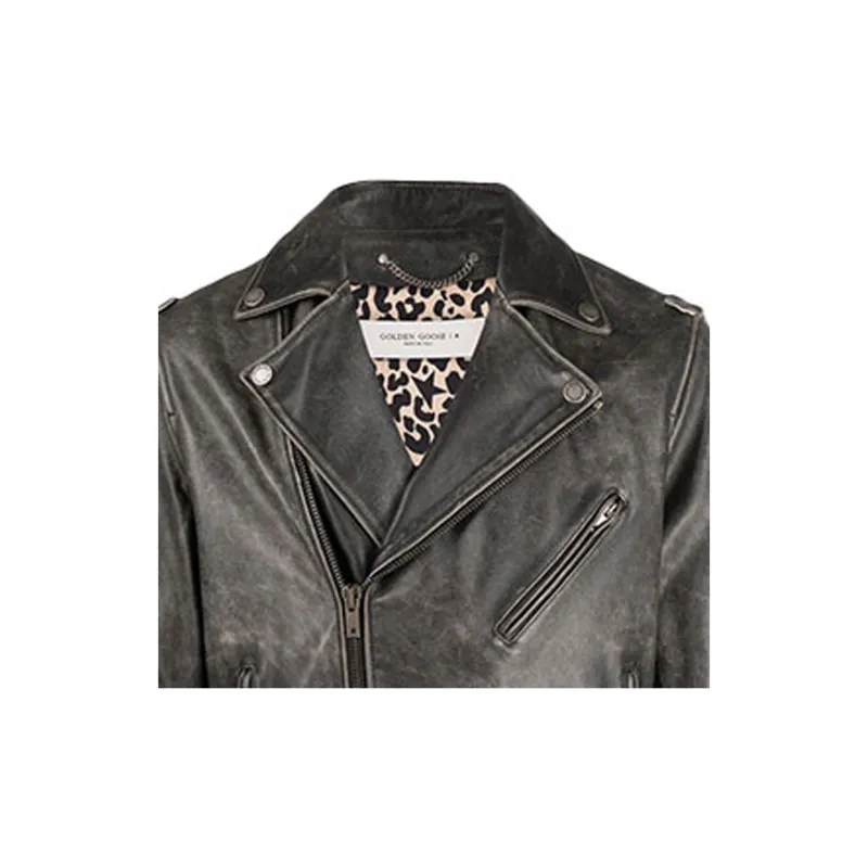 Golden Goose Deluxe Brand Zipped Biker Jacket-4