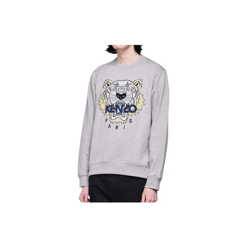 KENZO Sweatshirts Men Gray-3