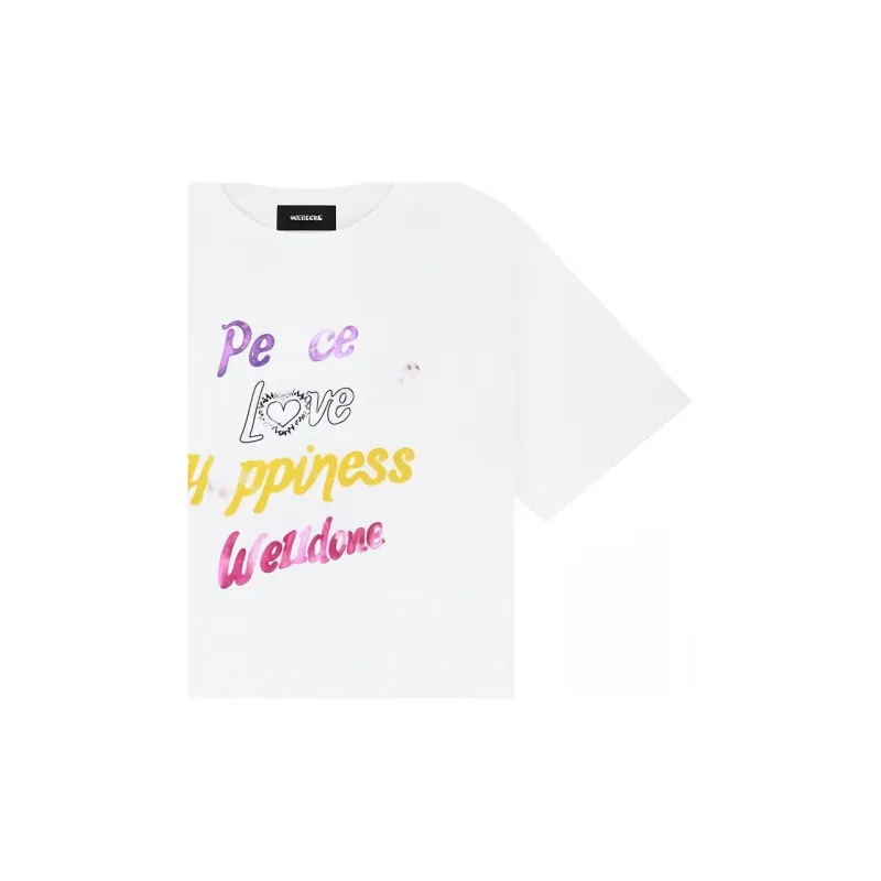 WE11DONE Graphic print Cotton T shirt-3