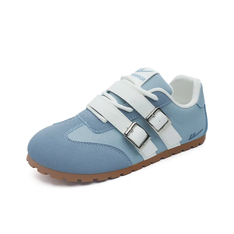 Warrior German Army Trainers Lightweight Low Top Casual Shoes Women's Blue 1.0-1