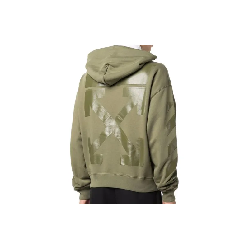 OFF WHITE Sweatshirt Regular Men's Green-3