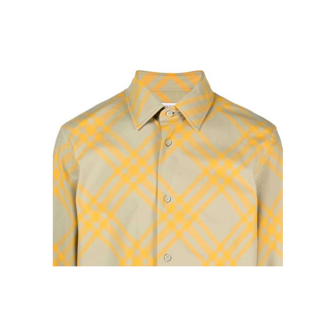 Burberry Checked Long-Sleeved Shirt - POIZON