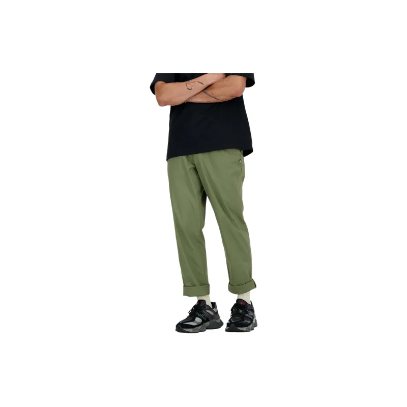 New Balance Icon Twill Casual Pants Men's Dark Olive Green-4