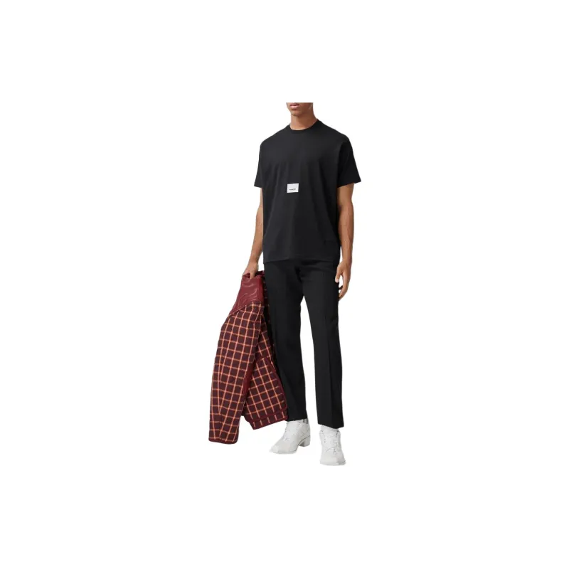 Burberry T-Shirts Men Black-3
