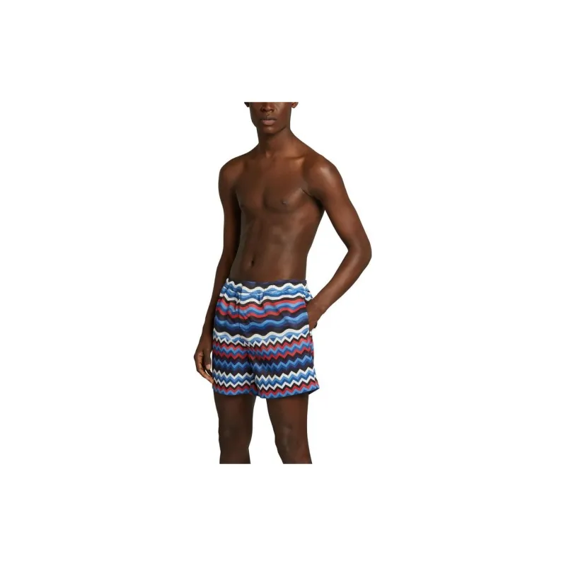 MISSONI Swimming Shorts Men Blue-3