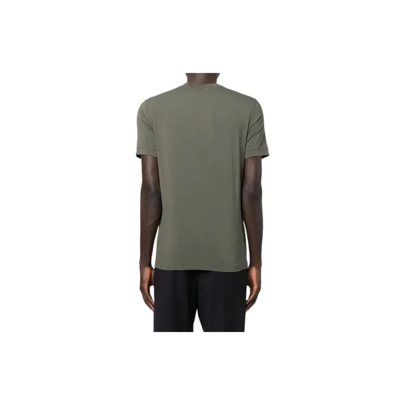 GIORGIO ARMANI T Shirts Men Green-2