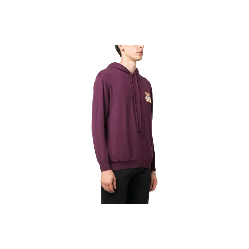 MOSCHINO Teddy Bear Virgin wool Hoodie-3