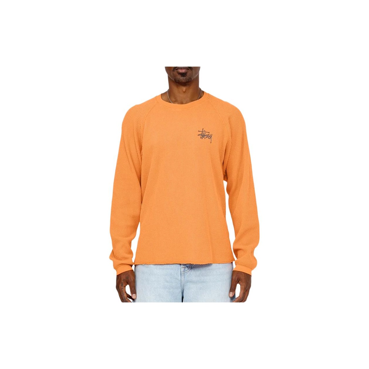 Stussy Raglan Thermal L/S Crew Orange XL - POIZON Stussy Raglan Thermal L/S Crew Orange XL - POIZON