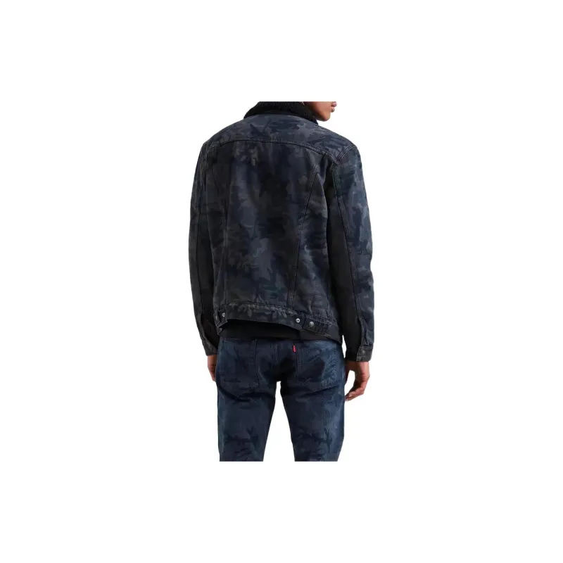 Levis Jackets Men Navy Blue-4