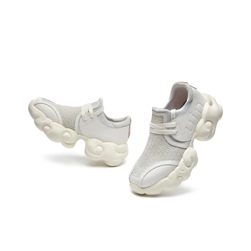U.IN Painted Travel Cloud Collection Low Top Chunky Sneakers Women's-73