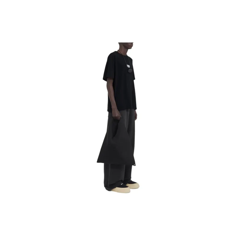 MM6 Maison Margiela Numbers Motif Patch Crewneck T Shirt-3