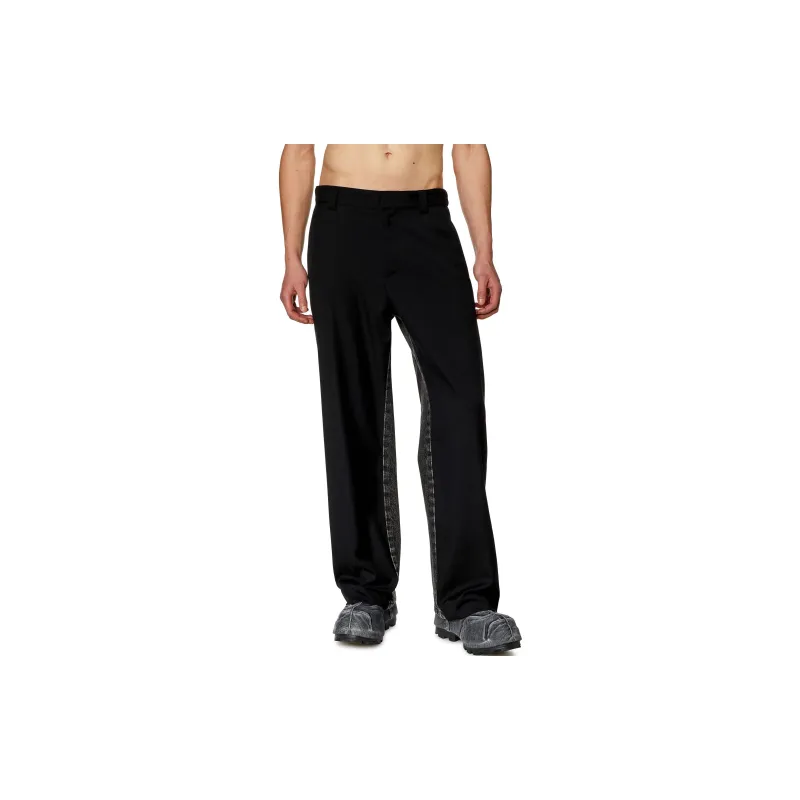 DIESEL P Wire A Panelled Denim Trousers-3