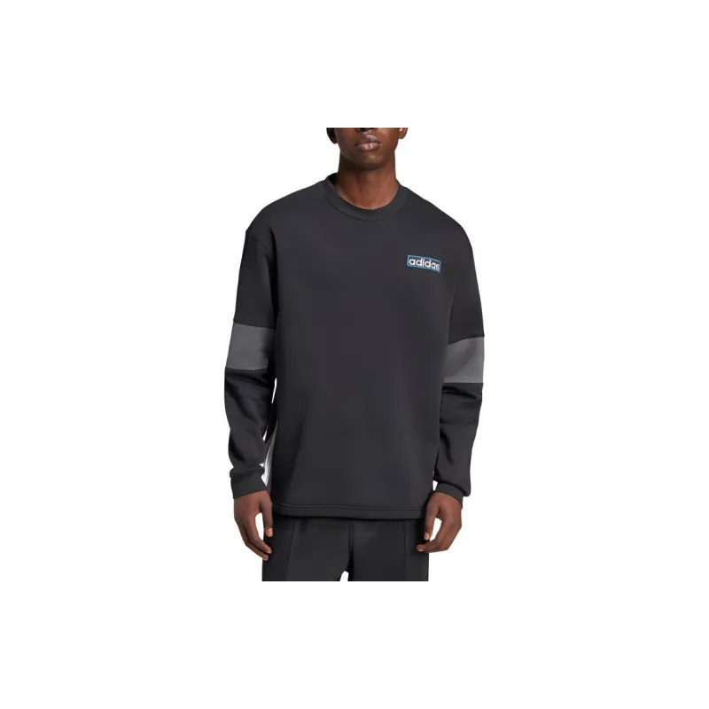 Adidas ADIBREAK CREW SWEATSHIRT Sweatshirt Men's Black-1