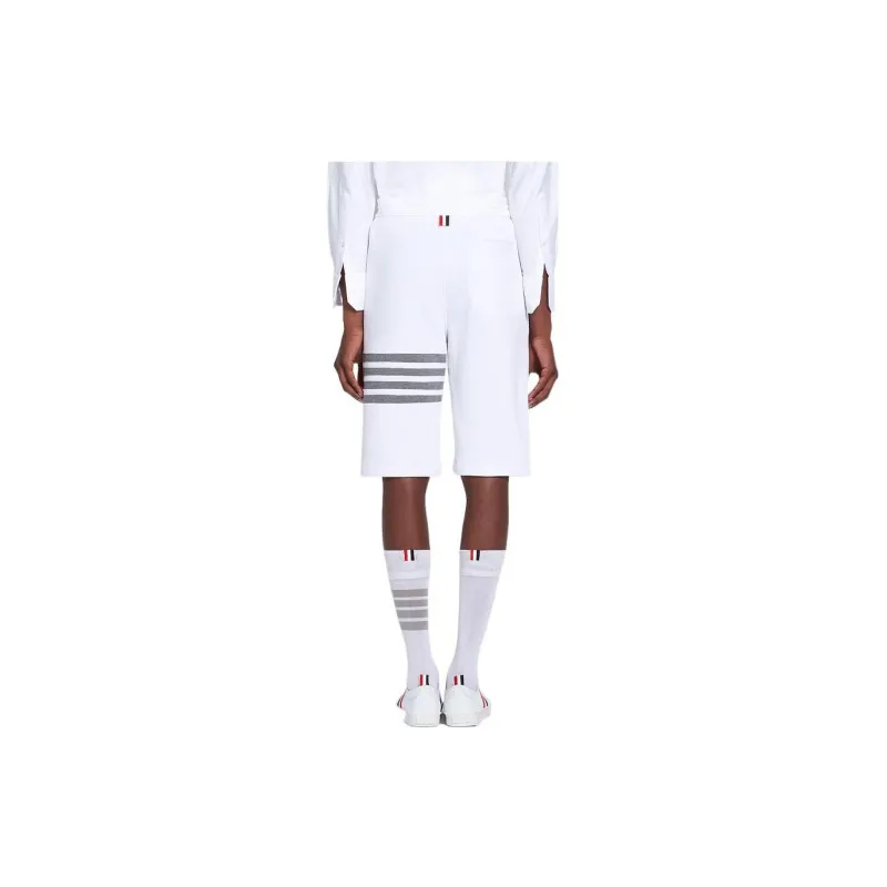 THOM BROWNE Sports Shorts Men White-2