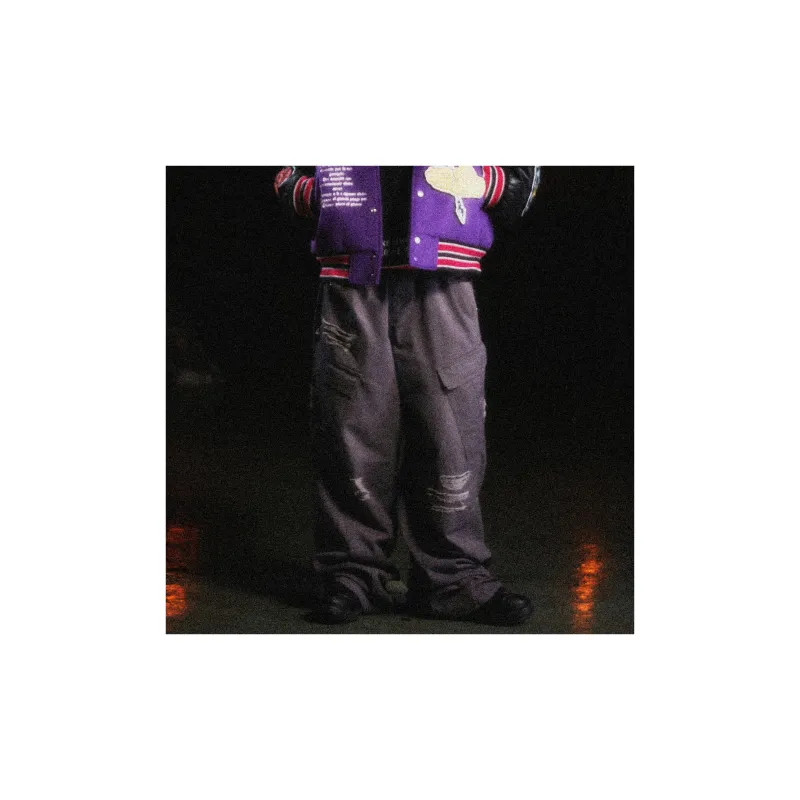 BURNIN Casual Pants Unisex Dark Gray-2