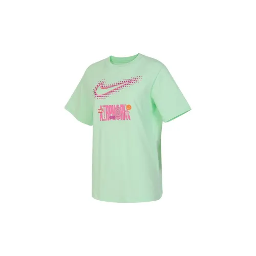 Nike T-Shirts Women's Yellow Green