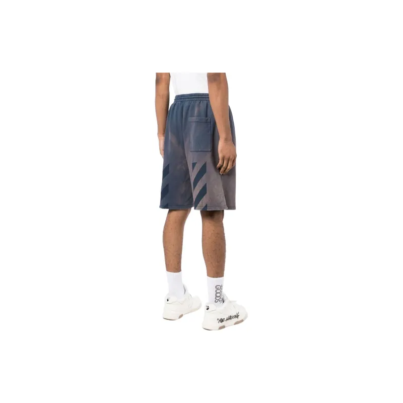 OFF WHITE Diag Tab Vintage Skate Sweatshorts-1