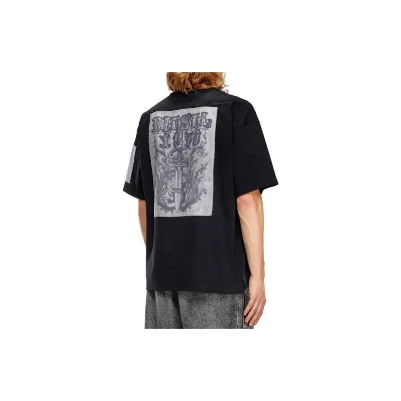 DIESEL T Boxt Slits Q10 T Shirt-2