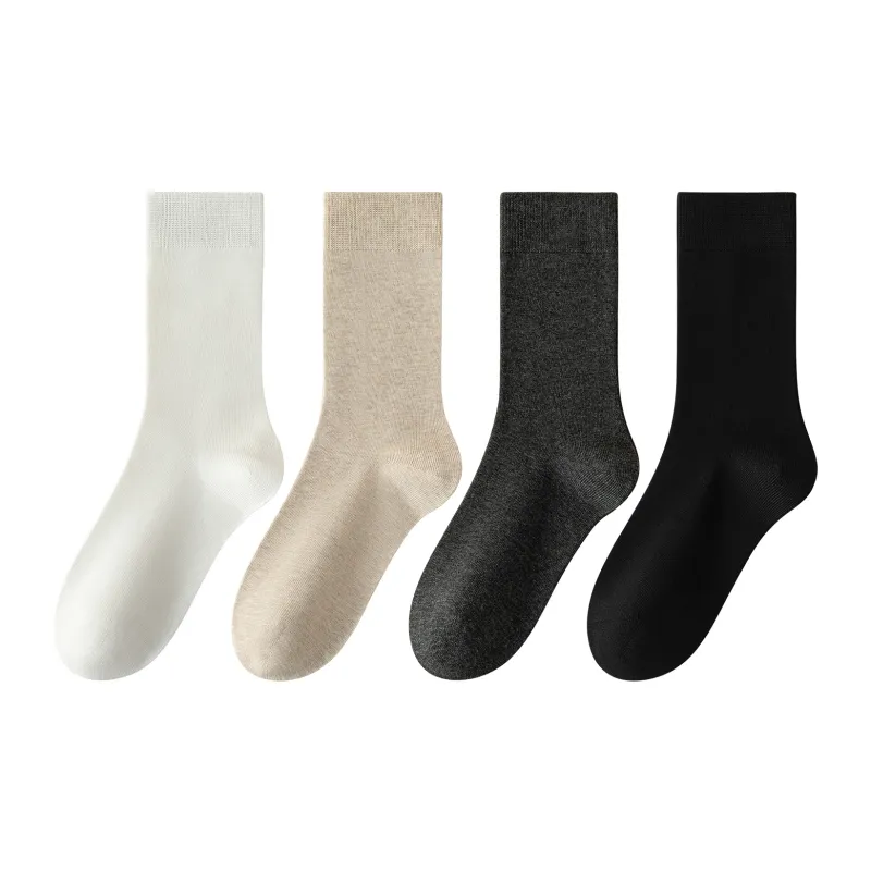 XXLLG Mid Calf Socks Women's 4 Pack-5