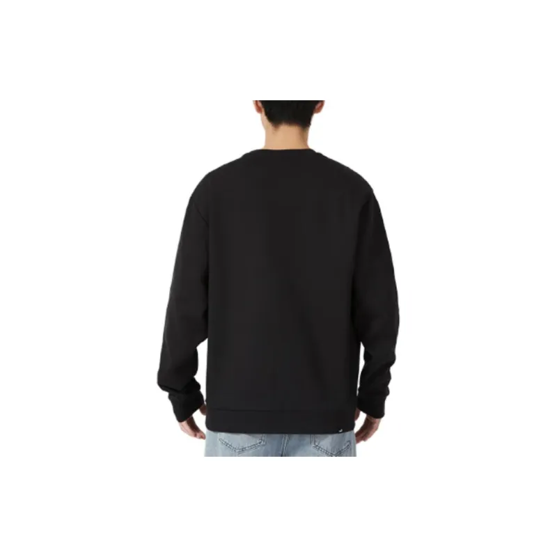 Puma Men's Logo Print Athletic Pullover Sweatshirt Black-3