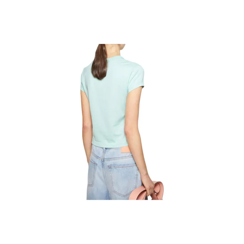 Acne Studios Face Logo-appliqué Cotton T-shirt-2