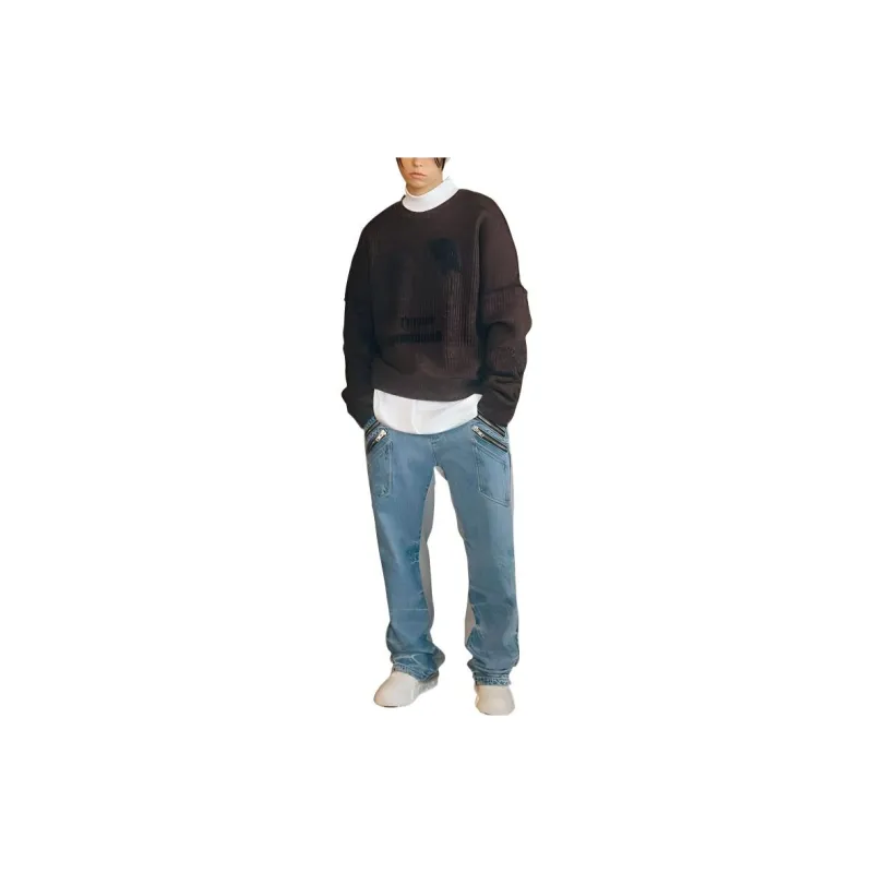 The Last Redemption FW22 Sweater Men's Grape Purple-3