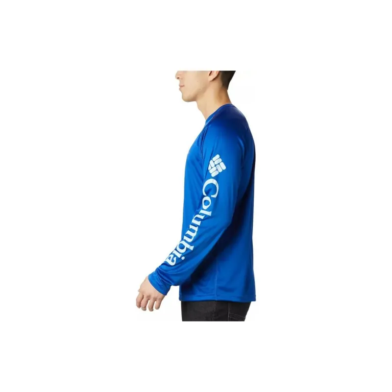 Columbia Fork Stream T Shirts Men Royal Blue-2