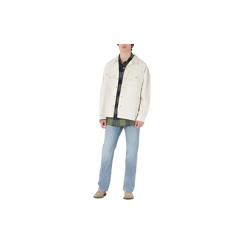 Levi's Jackets Coats Men's White-4