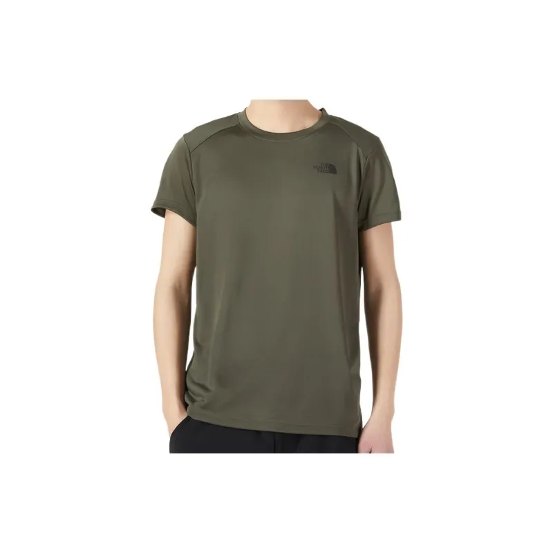 THE NORTH FACE T-Shirts Men Army Green-1