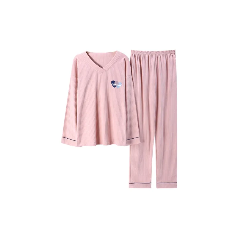 Mulong Family Pajama Set Women's Pink-0