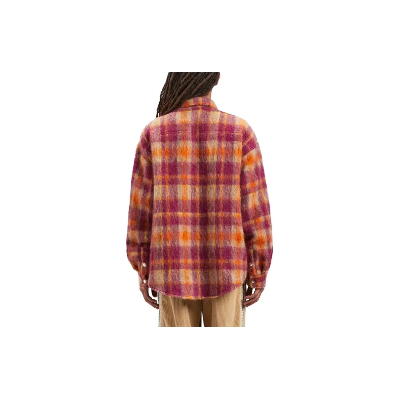 PALM ANGELS Plaid Print Shirt Jacket-2