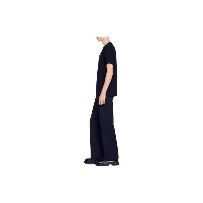 Sandro Year Of The Dragon Capsule Series Polo Shirts Unisex Black-3