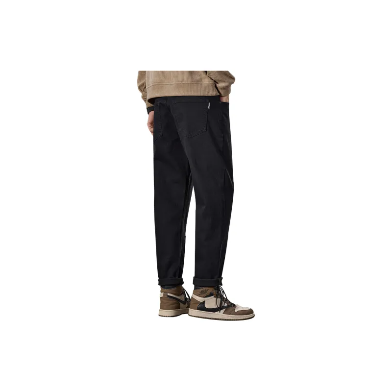 FASTFISH Jeans Unisex Black-1