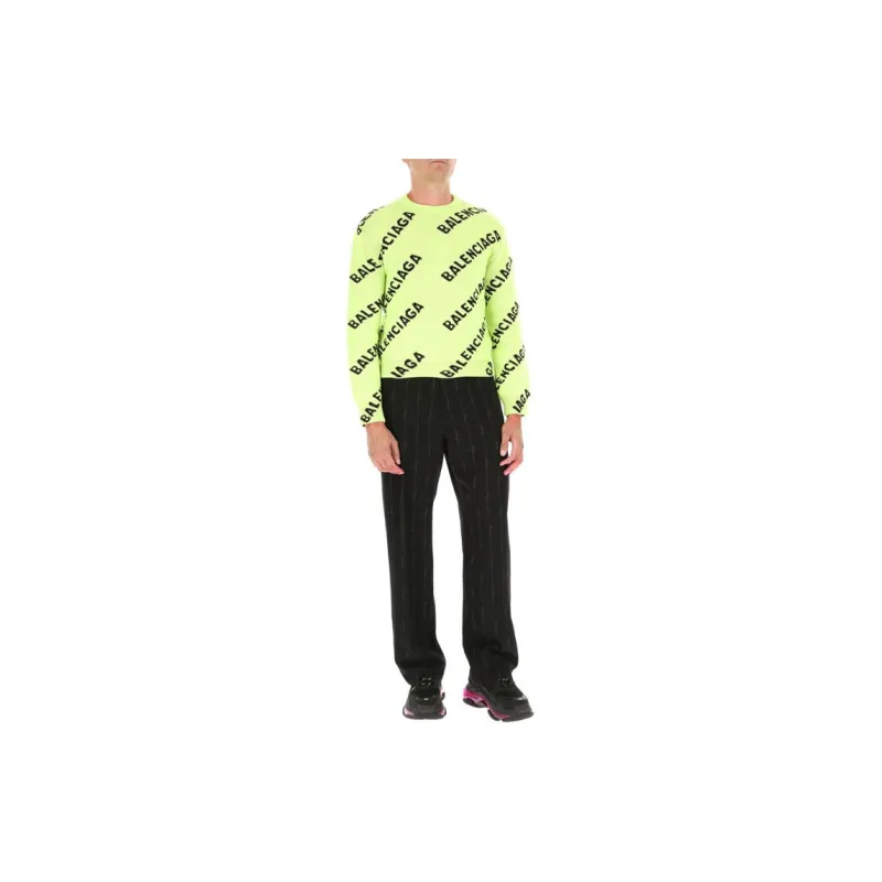 Balenciaga Sweaters Unisex Green-2