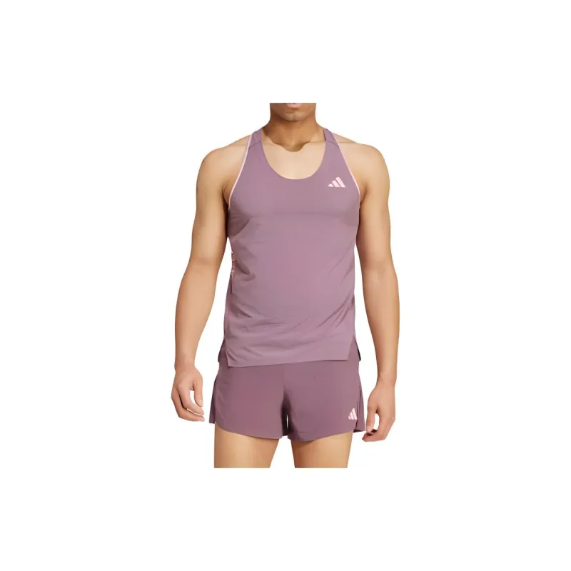 Adidas Free Shipping With AdiClub Adizero Running Singlet-2