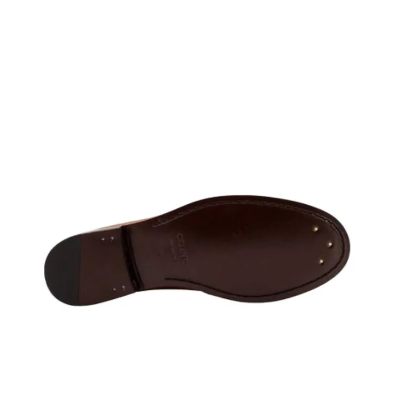 CELINE Loafers Women's Brown-4