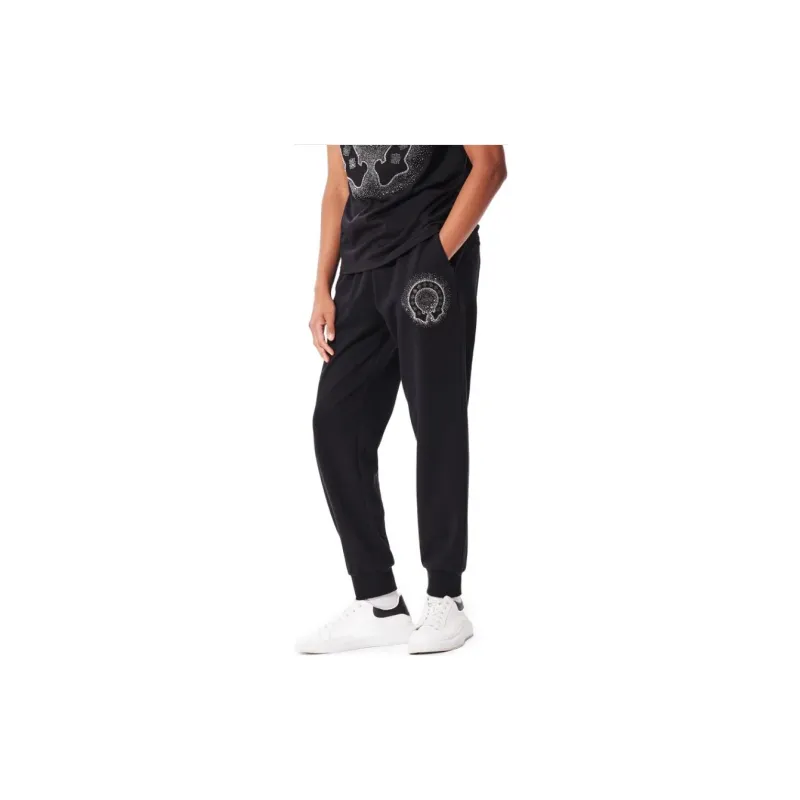 Ed Hardy FW24 Knitted Sports Pants Men's Black-3