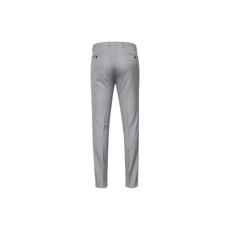 DIKENI Suit Trouser Men's Gray Mixed Stripes-1