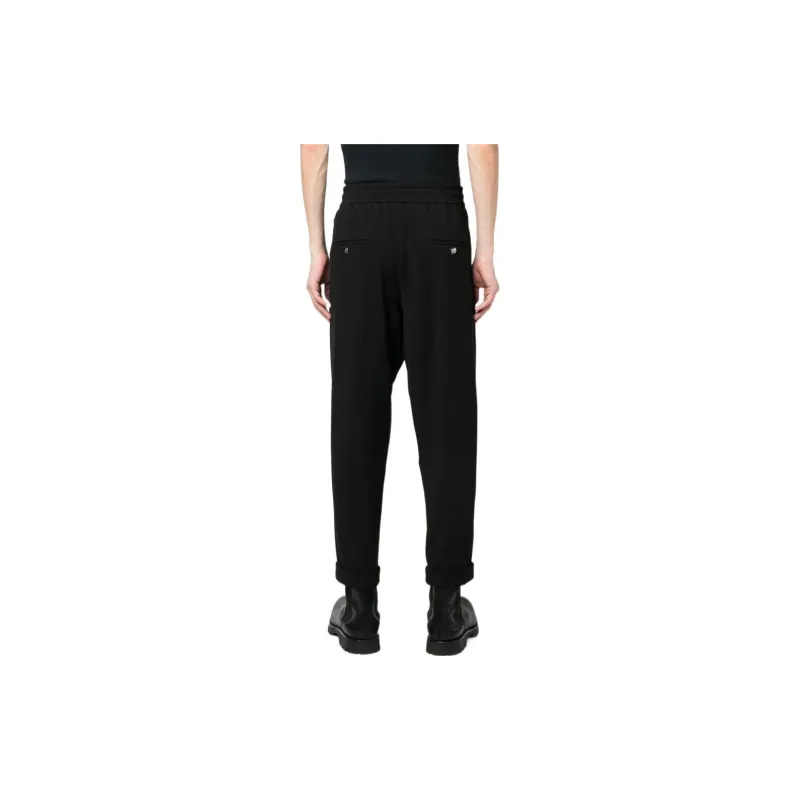 BALMAIN Drawstring Cropped Trousers-2