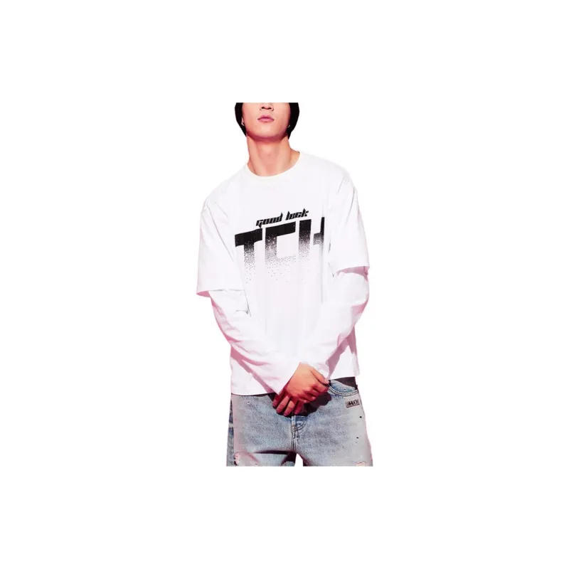 TCH T Shirts Men White-2