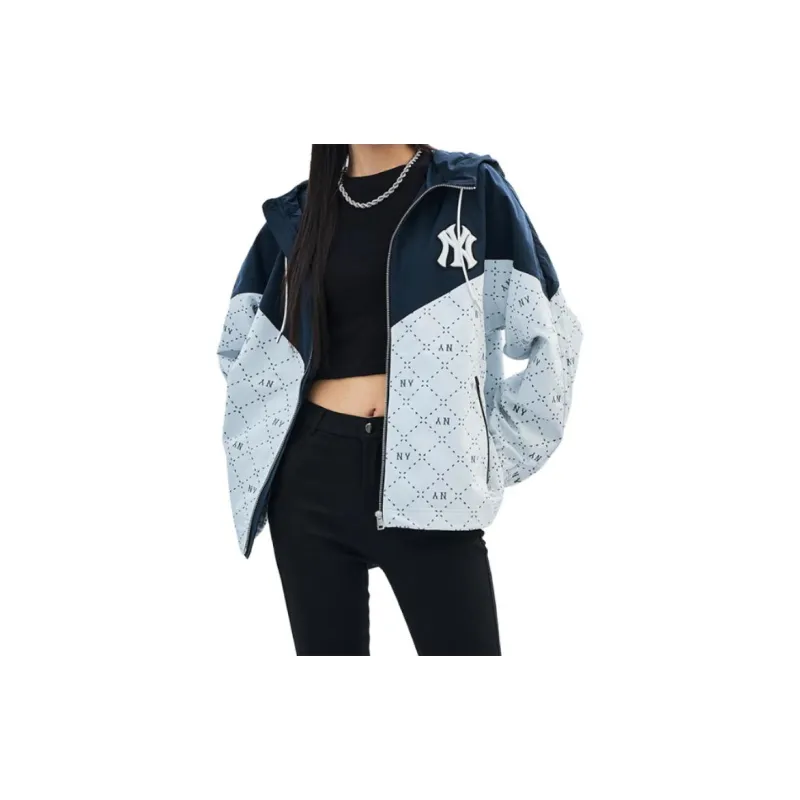 MLB MONOGRAM Reading Collection Jackets Unisex Dark Cream-3